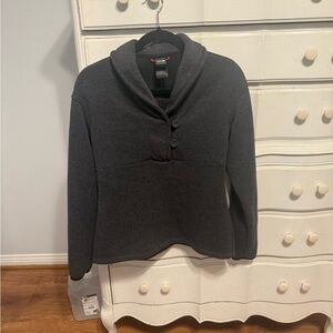 The North Face Women's Charcoal Cowl Neck Sweater